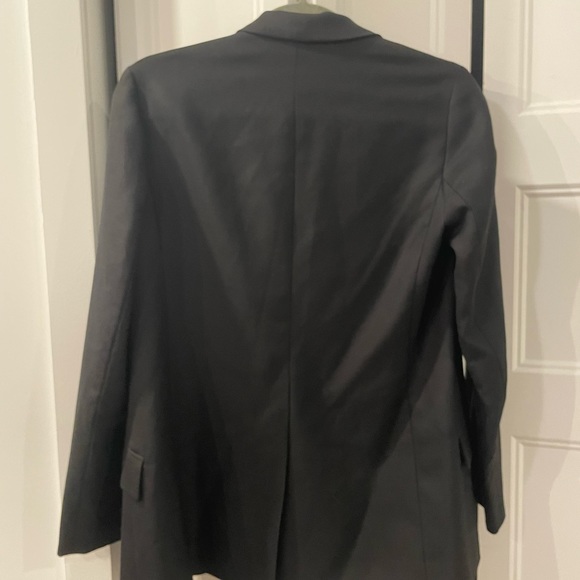COS black single button blazer size 4 - Picture 2 of 4